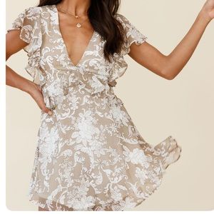 Selfie Leslie Say That Again Ruffle Dress